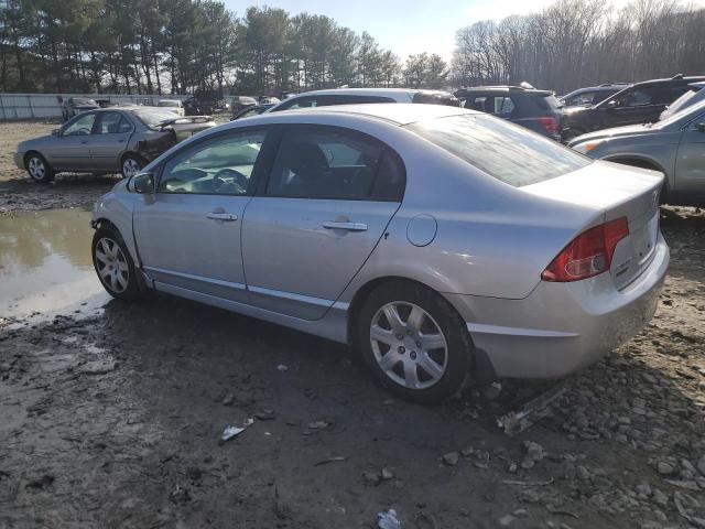 2HGFA16517H310696 - 2007 HONDA CIVIC LX SILVER photo 2