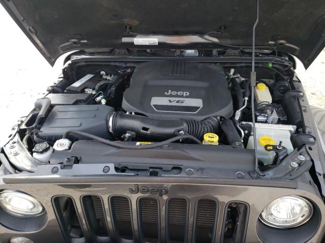 1C4BJWEG0HL622221 - 2017 JEEP WRANGLER U SAHARA GRAY photo 12