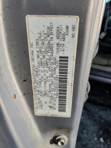 5TBBT44162S315887 - 2002 TOYOTA TUNDRA ACCESS CAB ნაცრისფერი ფოტო 12