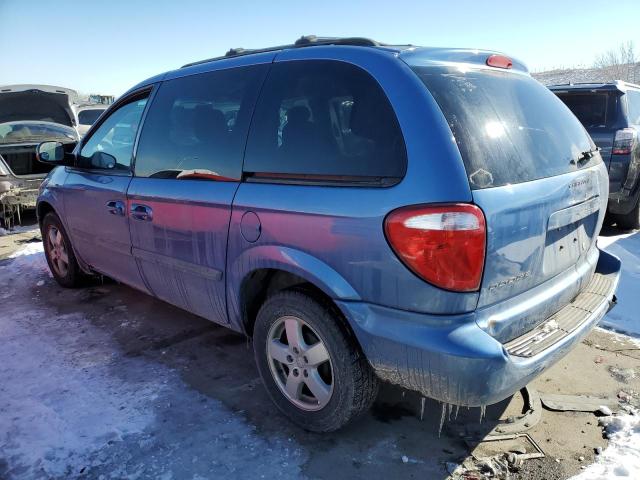 1D4GP45R87B143742 - 2007 DODGE CARAVAN SXT BLUE photo 2