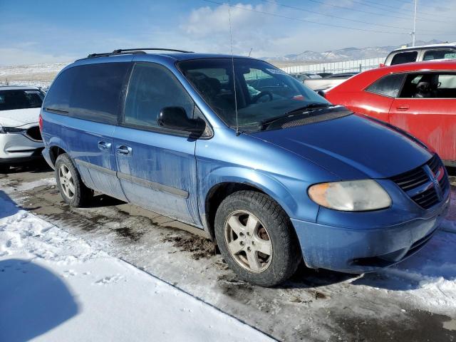 1D4GP45R87B143742 - 2007 DODGE CARAVAN SXT BLUE photo 4