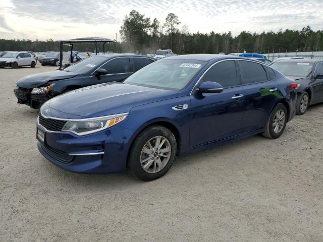 5XXGT4L32JG230402 - 2018 KIA OPTIMA LX BLUE photo 1