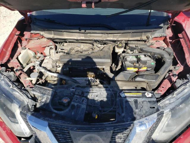 5N1AT2MV5HC831576 - 2017 NISSAN ROGUE SV RED photo 12