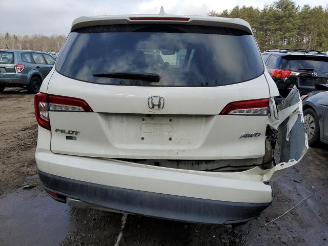 5FNYF6H58KB044353 - 2019 HONDA PILOT EXL WHITE photo 6