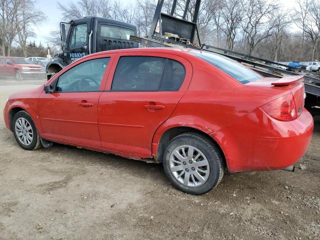 1G1AS58H197271409 - 2009 CHEVROLET COBALT LS RED photo 2