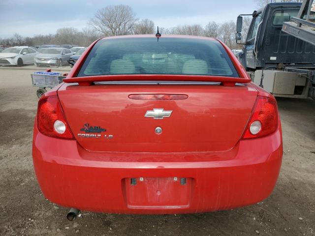 1G1AS58H197271409 - 2009 CHEVROLET COBALT LS RED photo 6