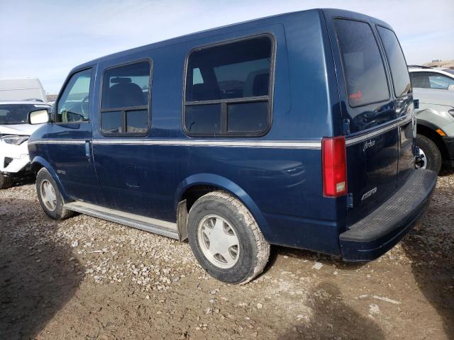 1GBDM19XX2B150530 - 2002 CHEVROLET ASTRO BLUE photo 2