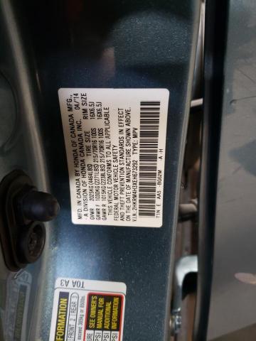 2HKRM4H3XEH673292 - 2014 HONDA CR-V LX BLUE photo 13