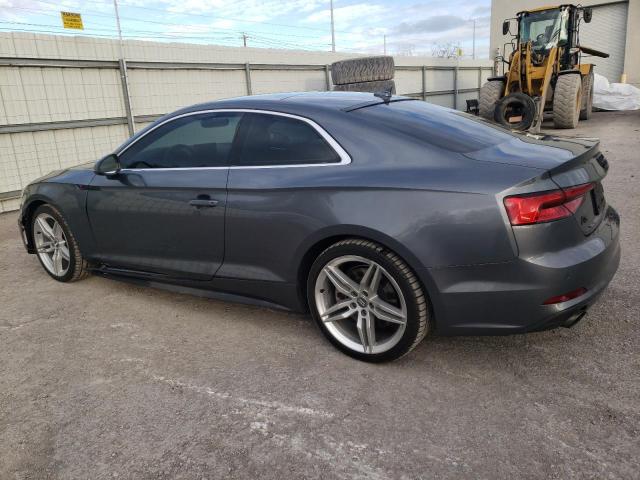 WAUTNAF5XJA007411 - 2018 AUDI A5 PREMIUM PLUS S-LINE GRAY photo 2