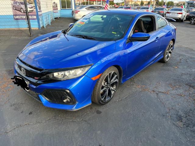 2HGFC3A55HH755201 - 2017 HONDA CIVIC SI BLUE photo 2