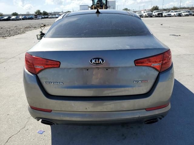 5XXGN4A75DG166165 - 2013 KIA OPTIMA EX GRAY photo 6