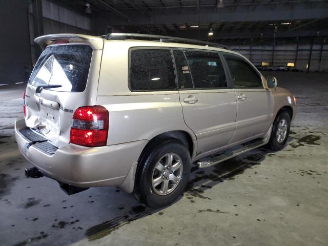 JTEGD21A570156109 - 2007 TOYOTA HIGHLANDER BEIGE photo 3