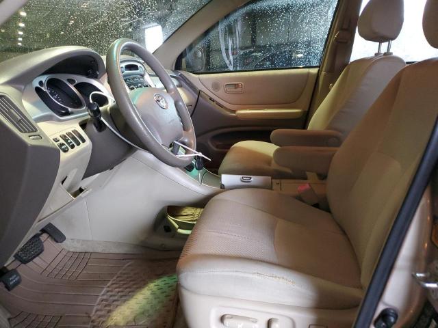 JTEGD21A570156109 - 2007 TOYOTA HIGHLANDER BEIGE photo 7