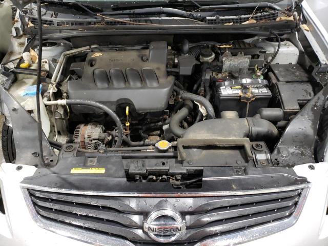 3N1AB6AP4AL602453 - 2010 NISSAN SENTRA 2.0 SILVER photo 11