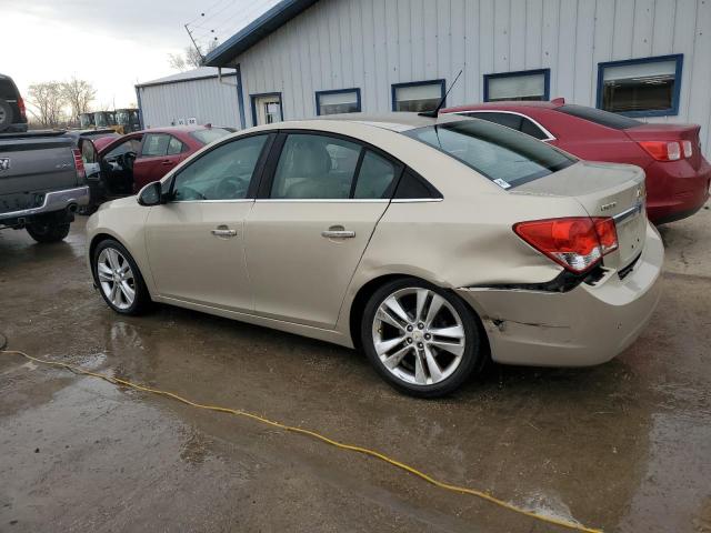 1G1PH5S95B7207518 - 2011 CHEVROLET CRUZE LTZ BEIGE photo 2