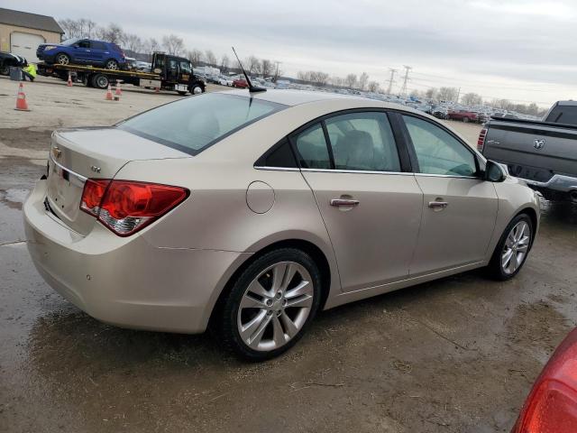 1G1PH5S95B7207518 - 2011 CHEVROLET CRUZE LTZ BEIGE photo 3