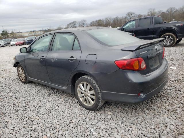 2T1BU4EE9AC520553 - 2010 TOYOTA COROLLA BASE GRAY photo 2
