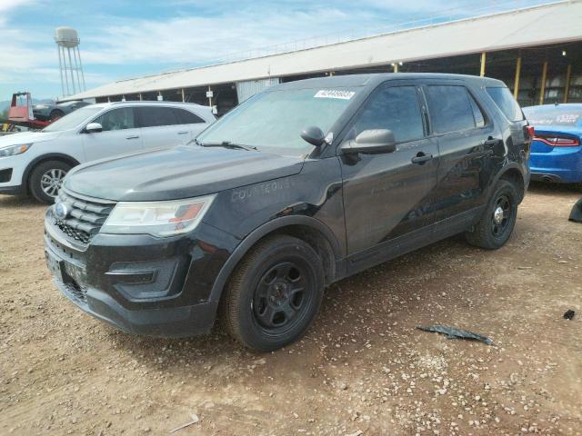 1FM5K8AR6HGB55744 - 2017 FORD EXPLORER POLICE INTERCEPTOR BLACK photo 1