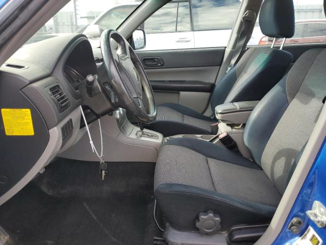 JF1SG66648H732685 - 2008 SUBARU FORESTER SPORTS 2.5X BLUE photo 7