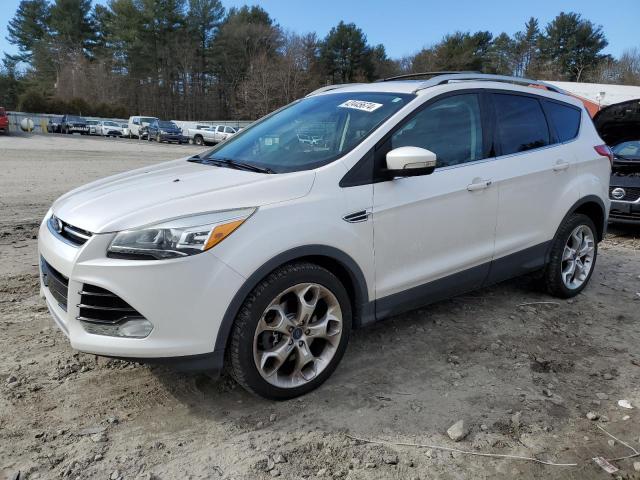 1FMCU9J90DUB42698 - 2013 FORD ESCAPE TITANIUM WHITE photo 1