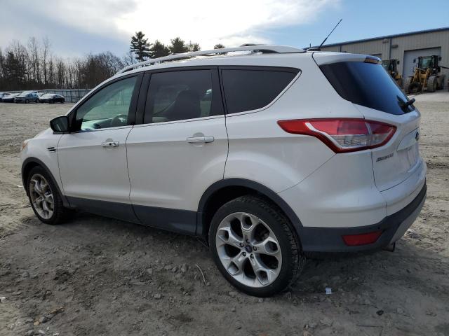 1FMCU9J90DUB42698 - 2013 FORD ESCAPE TITANIUM WHITE photo 2