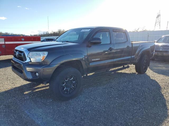 3TMMU4FN7CM043591 - 2012 TOYOTA TACOMA DOUBLE CAB LONG BED GRAY photo 1