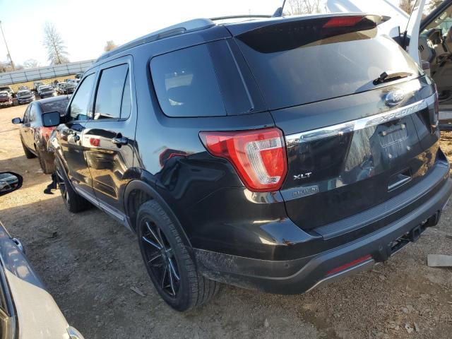 1FM5K8D89KGA89314 - 2019 FORD EXPLORER XLT BLACK photo 2