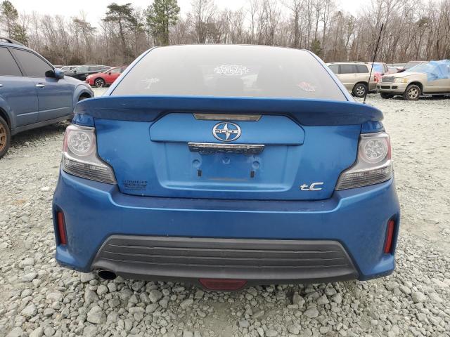 JTKJF5C73FJ010073 - 2015 TOYOTA SCION TC BLUE photo 6