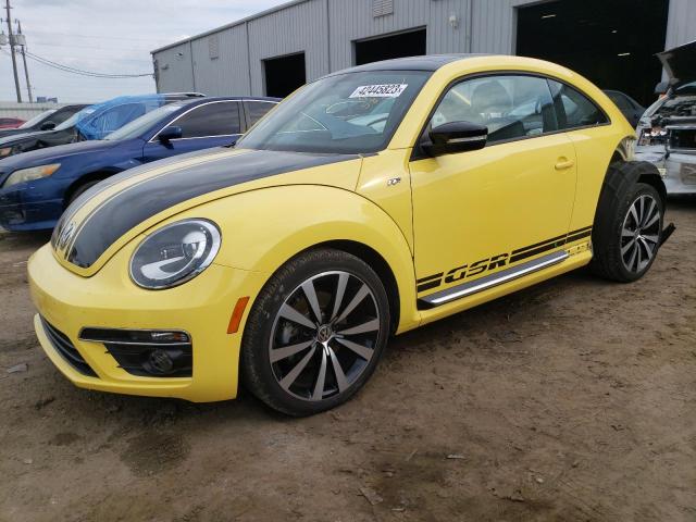 3VWVT7AT4EM610094 - 2014 VOLKSWAGEN BEETLE TURBO YELLOW photo 1