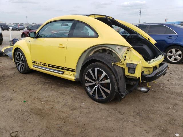 3VWVT7AT4EM610094 - 2014 VOLKSWAGEN BEETLE TURBO YELLOW photo 2