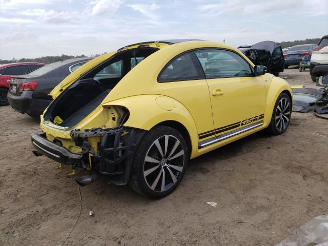 3VWVT7AT4EM610094 - 2014 VOLKSWAGEN BEETLE TURBO YELLOW photo 3