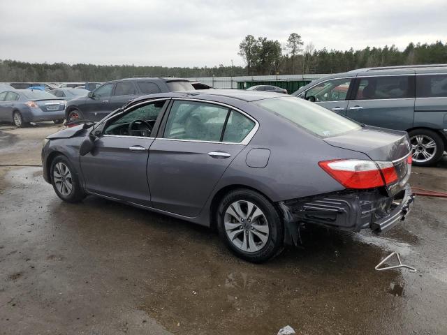 1HGCR2F32EA081456 - 2014 HONDA ACCORD LX GRAY photo 2