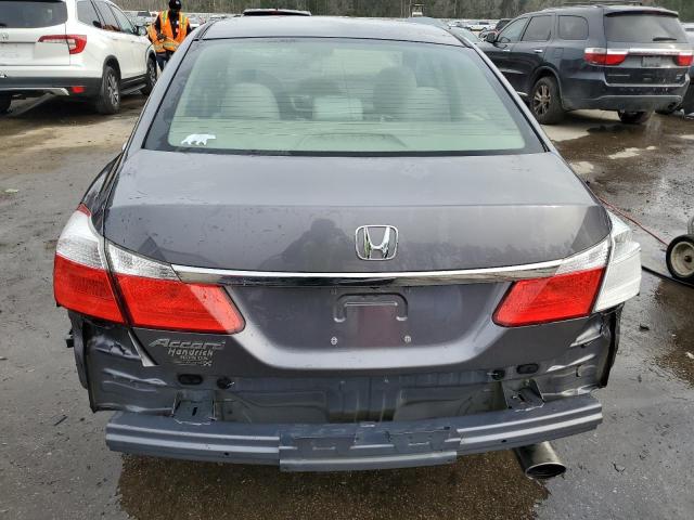 1HGCR2F32EA081456 - 2014 HONDA ACCORD LX GRAY photo 6