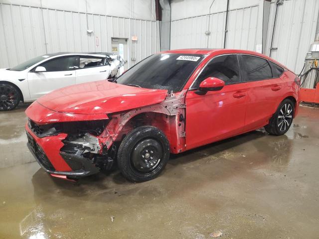19XFL1H70PE018296 - 2023 HONDA CIVIC EXL RED photo 1