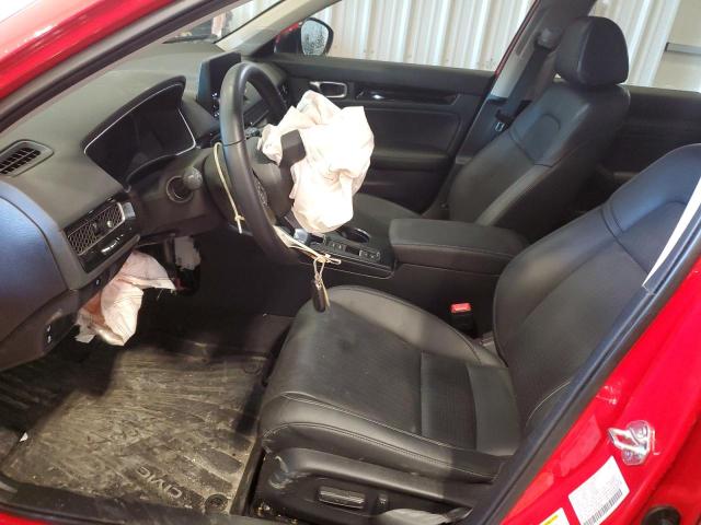 19XFL1H70PE018296 - 2023 HONDA CIVIC EXL RED photo 7
