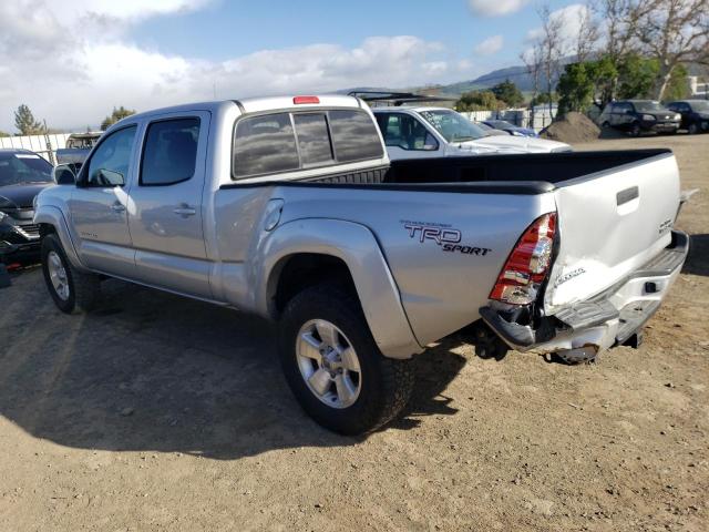 5TEKU72N35Z144759 - 2005 TOYOTA TACOMA DOUBLE CAB PRERUNNER LONG BED SILVER photo 2