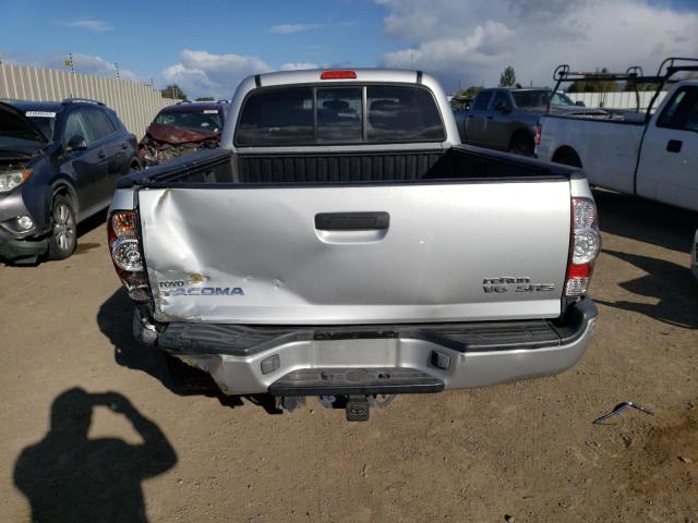 5TEKU72N35Z144759 - 2005 TOYOTA TACOMA DOUBLE CAB PRERUNNER LONG BED SILVER photo 6