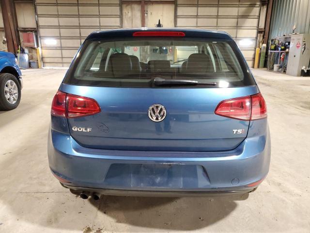 3VW217AU5HM062810 - 2017 VOLKSWAGEN GOLF S BLUE photo 6