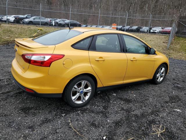 1FAHP3F2XCL166737 - 2012 FORD FOCUS SE YELLOW photo 3