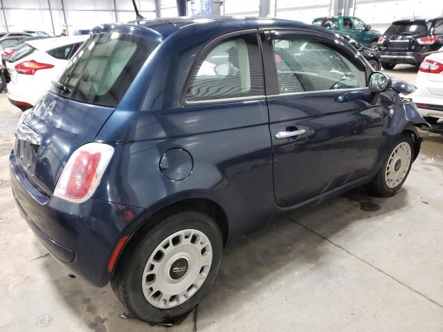 3C3CFFAR8DT749346 - 2013 FIAT 500 POP BLUE photo 3