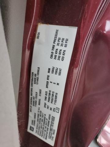 1GCCS199778101658 - 2007 CHEVROLET COLORADO BURGUNDY photo 12