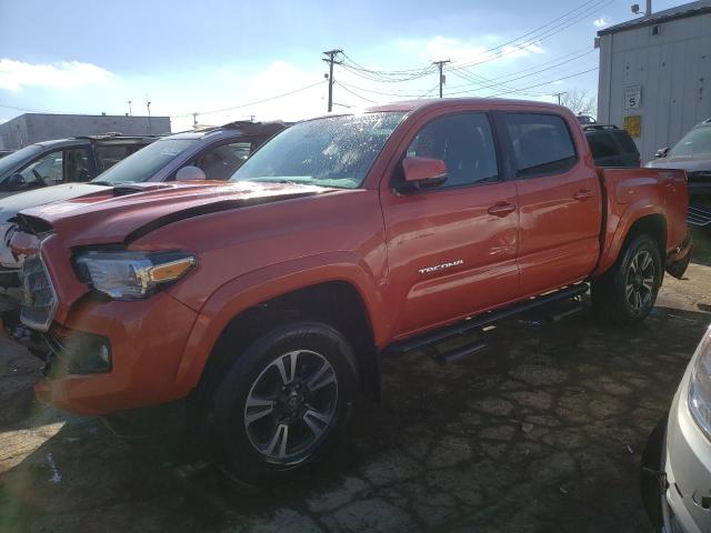 3TMCZ5AN6JM137601 - 2018 TOYOTA TACOMA DOUBLE CAB ORANGE photo 1