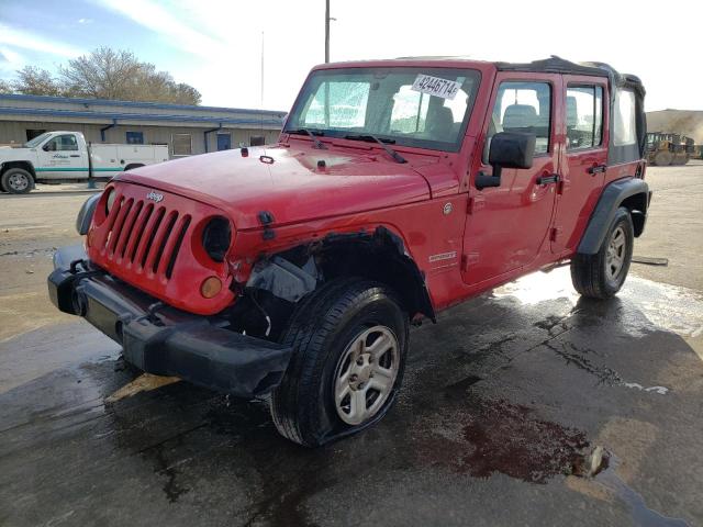 1J4BA3H11BL630321 - 2011 JEEP WRANGLER U SPORT RED photo 1