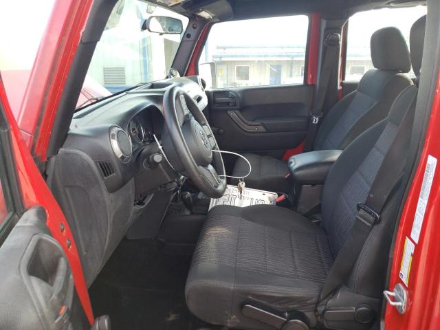 1J4BA3H11BL630321 - 2011 JEEP WRANGLER U SPORT RED photo 7