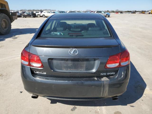 JTHBH96S565010063 - 2006 LEXUS GS 300 GRAY photo 6