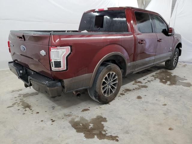 1FTEW1CG2GFB36625 - 2016 FORD F150 SUPERCREW BROWN photo 3