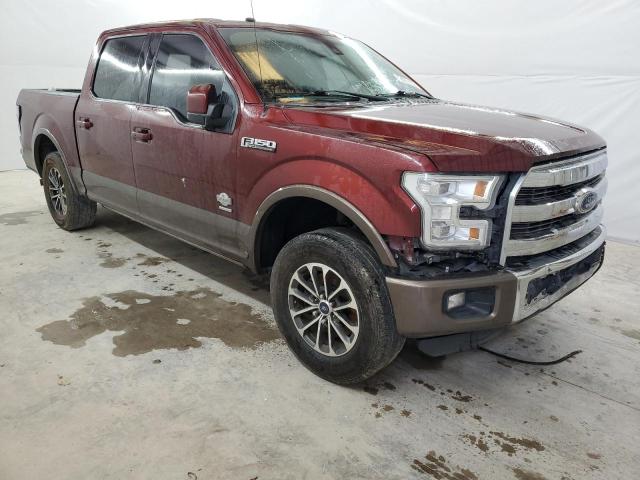 1FTEW1CG2GFB36625 - 2016 FORD F150 SUPERCREW BROWN photo 4