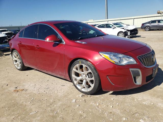 2G4GT5GX1F9124116 - 2015 BUICK REGAL GS RED photo 4