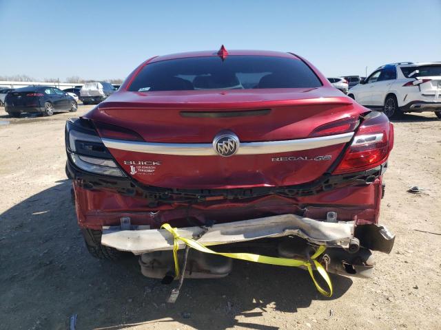 2G4GT5GX1F9124116 - 2015 BUICK REGAL GS RED photo 6