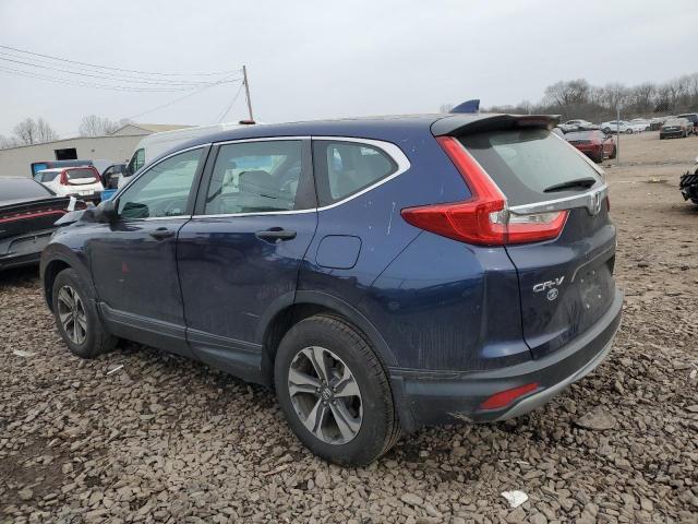 2HKRW6H33JH227761 - 2018 HONDA CR-V LX BLUE photo 2